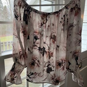 Express flower blouse